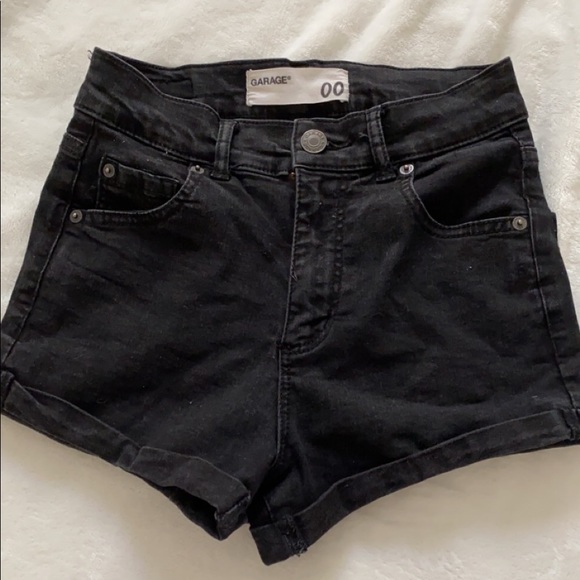 Garage Black Jean Shorts - Picture 3 of 4